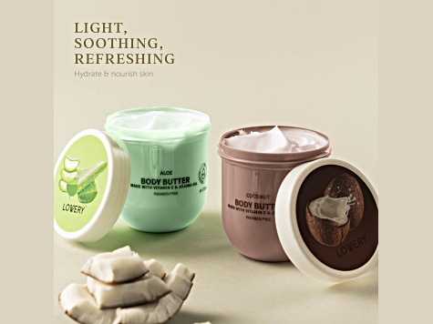 Lovery Whipped Body Butter Scented Body Lotion Set - 6pc - 18B4MA