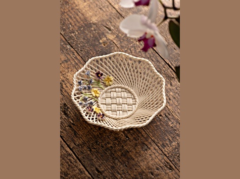 Belleek Wild Irish Hedgerow Spring Basket