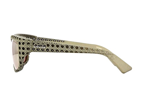 Dior 3D Brown Frame / Pink Silver Mirrored Lenses Sunglasses  display picture 1