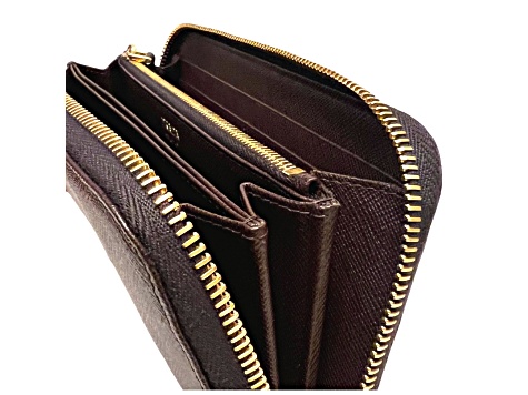 【PRADA】CONTINENTAL WALLET Prada (Authentic) Baby Blue Saffiano Leather Continental
