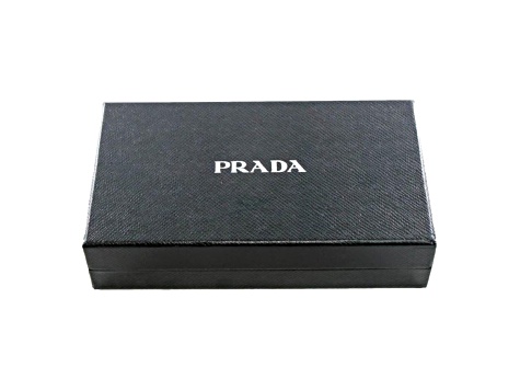 Prada Bruciato Brown Saffiano Leather Zip Around Continental