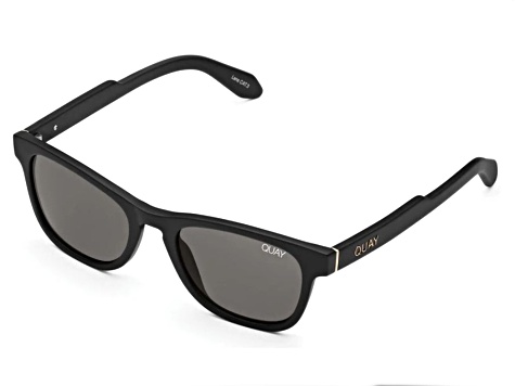 Quay Hardwire Black Frame / Smoke Polarized Lenses Sunglasses