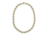 Judith Ripka 14k Gold Clad Verona 18" Infinity Link Necklace