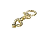 Judith Ripka 14k Gold Clad Verona 18" Infinity Link Necklace