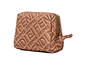 Fendi x Skims Nylon Sand Small Beauty Pouch