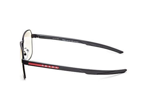 Prada Men's Linea Rossa 57mm Matte Black Sunglasses | PS54WS-DG002S