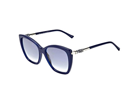 Jimmy Choo Women's 55mm Blue Sunglasses | ROSES-0QM4-1V