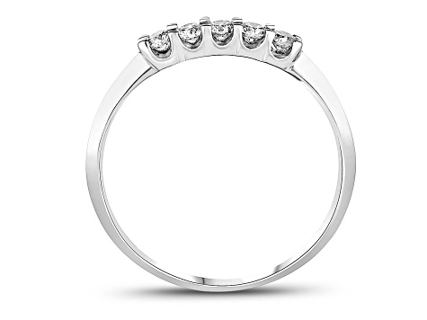 0.25ctw Diamond Wedding Band Ring in 14k White Gold
