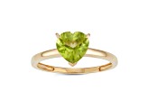 Peridot 10K Yellow Gold Ring 1.85ctw