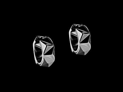 Star Wars™ Fine Jewelry Dark Armor Black Rhodium Over Sterling Silver Earrings
