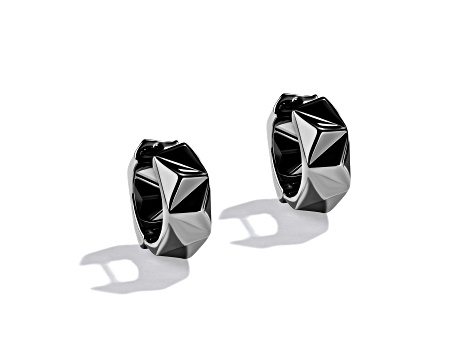 Star Wars™ Fine Jewelry Dark Armor Black Rhodium Over Sterling Silver Earrings