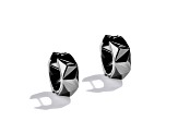 Star Wars™ Fine Jewelry Dark Armor Black Rhodium Over Sterling Silver Earrings