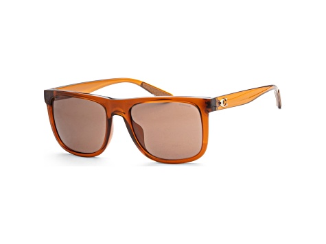 Coach Men's Fashion 57mm Transparent Saddle Sunglasses|HC8367U-57593G-57