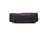 Balenciaga Classic City Marine Bordeaux Stripe Small Satchel Bag
