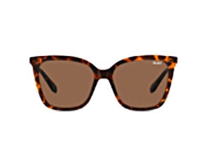 Quay Video On Tortoise Cat Eye Frame / Brown Lenses Sunglasses