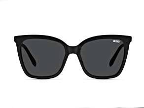 Quay Video On Black Cat Eye Frame / Smoke Lenses Sunglasses