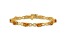 14k Two-tone Gold 7x5mm Oval Citrine Bracelet