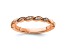 14K Rose Gold Stackable Expressions Diamond Twist Ring 0.04ctw