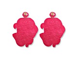 Pink/Green Left & Right Flamingo Earring