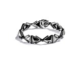 Star Wars™ Fine Jewelry Dark Armor Black Diamond Black Rhodium Over Silver Bracelet 0.10ctw