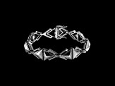 Star Wars™ Fine Jewelry Dark Armor Black Diamond Black Rhodium Over Silver Bracelet 0.10ctw