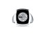 NFL True Fans Pittsburgh Steelers Men's Onyx and 0.05ctw Diamond Sterling Silver Ring