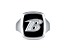 NFL True Fans Baltimore Ravens Men's Onyx and 0.05ctw Diamond Sterling Silver Ring