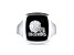 NFL True Fans Cleveland Browns Men's Onyx and 0.05ctw Diamond Sterling Silver Ring