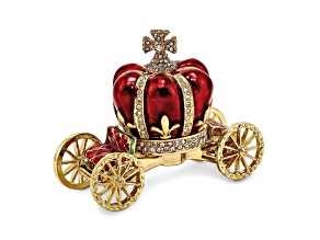 HER MAJESTY'S CROWN Carriage Trinket Box