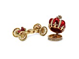 HER MAJESTY'S CROWN Carriage Trinket Box