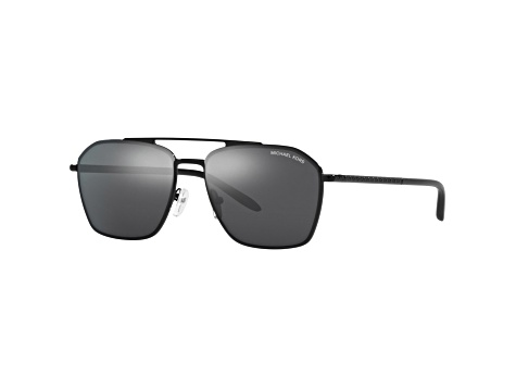 Michael Kors Men's Fashion 56mm Shiny Black Sunglasses | MK1124-10056G