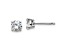 Rhodium Over 14K Gold Lab Grown Diamond 1ct. VS/SI GH+, 4-Prong Earrings