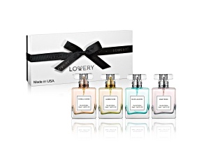 Lovery Perfume Set for Women - 4pc Floral Eau de Parfum Sampler Gifts - Made in USA