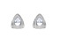 Judith Ripka 12.10ctw Bella Luce® Reversible Rhodium Over Sterling Silver Huggie Earrings