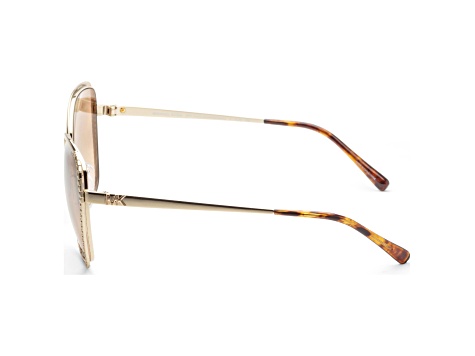 Michael Kors Women's Amsterdam 59mm Light Gold Sunglasses|MK1090-10148Z