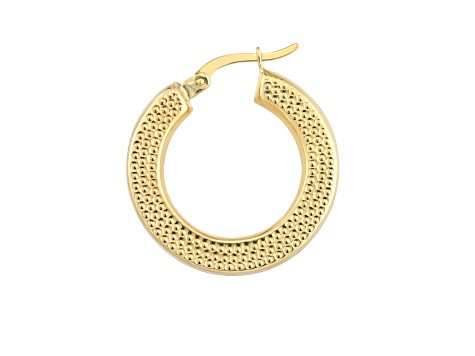 アクセサリー K18 hoop earings CLICK HOOP PIERCED EARRING(S)(片耳用)(2ZP1565)K18 ピアス