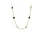 Judith Ripka Magnetite, Black Onyx, and Rock Crystal Quartz 14k Gold Clad Ambrosia Necklace