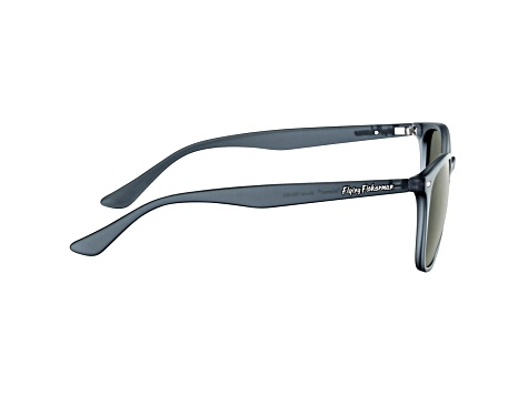Flying Fisherman Muriel Polarized Sunglasses Crystal Blue Frame/Smoke Lens