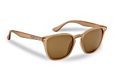 Flying Fisherman Muriel Polarized Sunglasses Crystal Sand Frame/Amber Lens