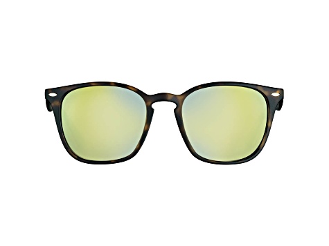Flying Fisherman Muriel Polarized Sunglasses Tortoise Black Frame/Amber Gold Mirror Lens