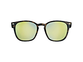 Flying Fisherman Muriel Polarized Sunglasses Tortoise Black Frame/Amber Gold Mirror Lens