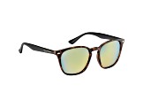 Flying Fisherman Muriel Polarized Sunglasses Tortoise Black Frame/Amber Gold Mirror Lens