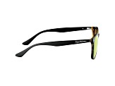 Flying Fisherman Muriel Polarized Sunglasses Tortoise Black Frame/Amber Gold Mirror Lens