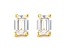 White IGI Certified Lab-Grown Diamond 18k Yellow Gold Stud Earrings 1.00ctw