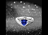 14K White Gold Tanzanite and Diamond Ring, 1.20ctw