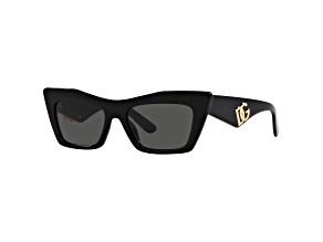 Dolce & Gabbana Women's Fashion 53mm Black Sunglasses|DG4435-501-87-53