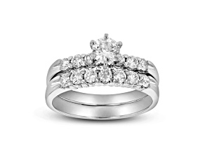 1.00ctw Diamond Engagement Ring in 14k White Gold