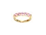 Pink Cubic Zirconia 18k Yellow Gold Over Sterling Silver Ring 2.16ctw