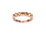 Champagne Cubic Zirconia 18k Rose Gold Over Sterling Silver Ring 2.02ctw