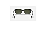Ray-Ban New Wayfarer Black Rubber/G-15 Green 55 mm Sunglasses RB2132 622 55 -18
